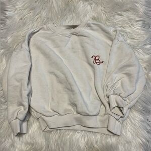 Zara Sweatshirt Embroidered B♥️